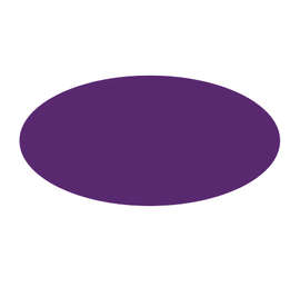 Full Color 1 in. x 2 in. Oval Roll Labels (500 per roll) - Color: Team Purple