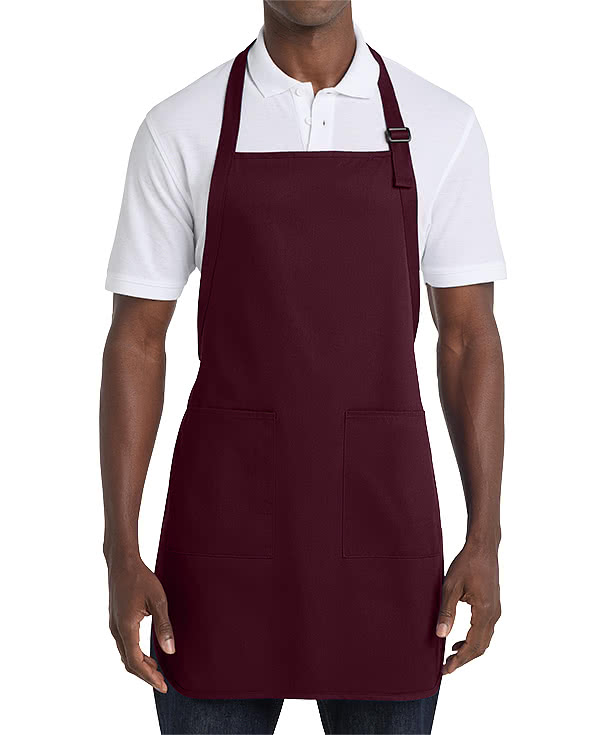 Port Authority Stain Release Full Length Two-Pocket Apron