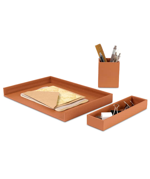 Easton 3 Piece Desktop Organizer Set