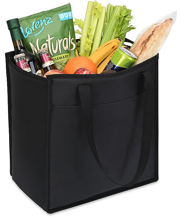 Arlo Recycled Insulated Grocery Shopper Tote Bag