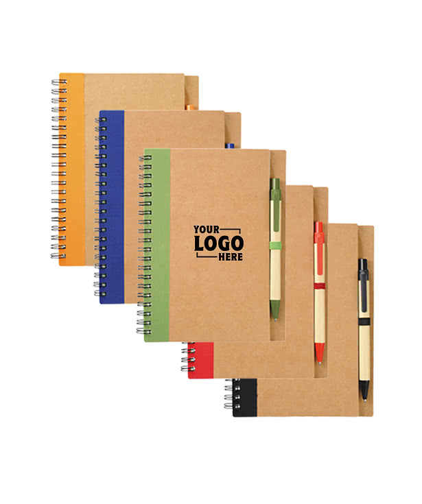 Eco Spiral Notebook with Pen