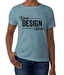 Bella + Canvas Women's Jersey T-shirt - Color: Heather Slate