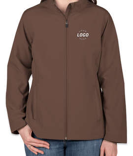 Team 365 Women's Soft Shell Jacket - Color: Sport Dark Brown