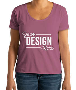 Next Level Women's Festival High-Low T-shirt - Color: Shiraz