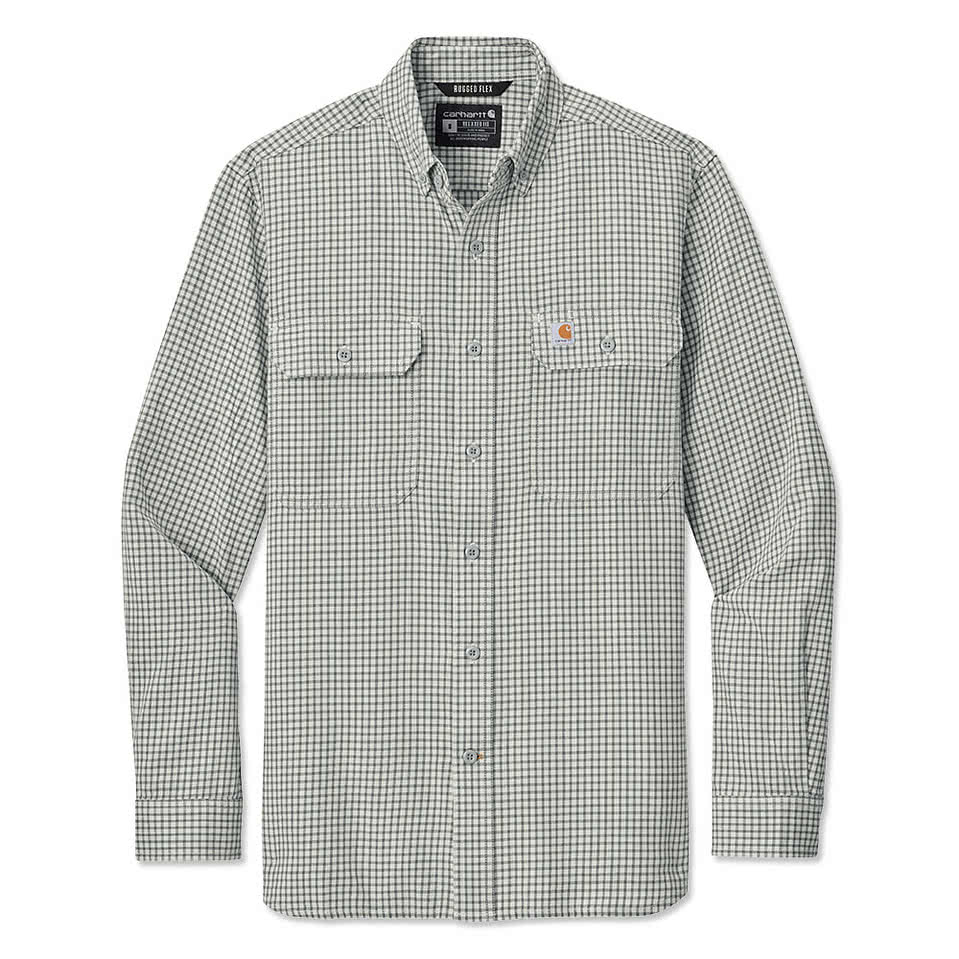 Carhartt Rugged Flex Plaid Long Sleeve Work Shirt