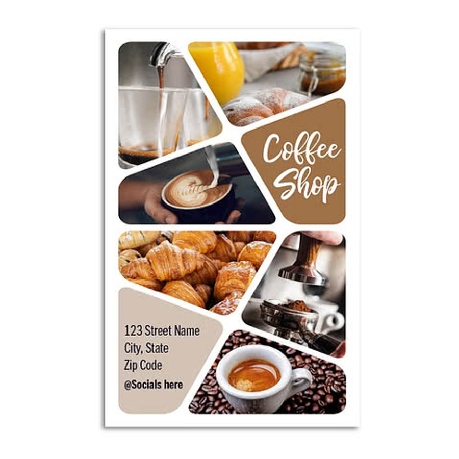 Full Color 11" x 17" Glossy Poster in White