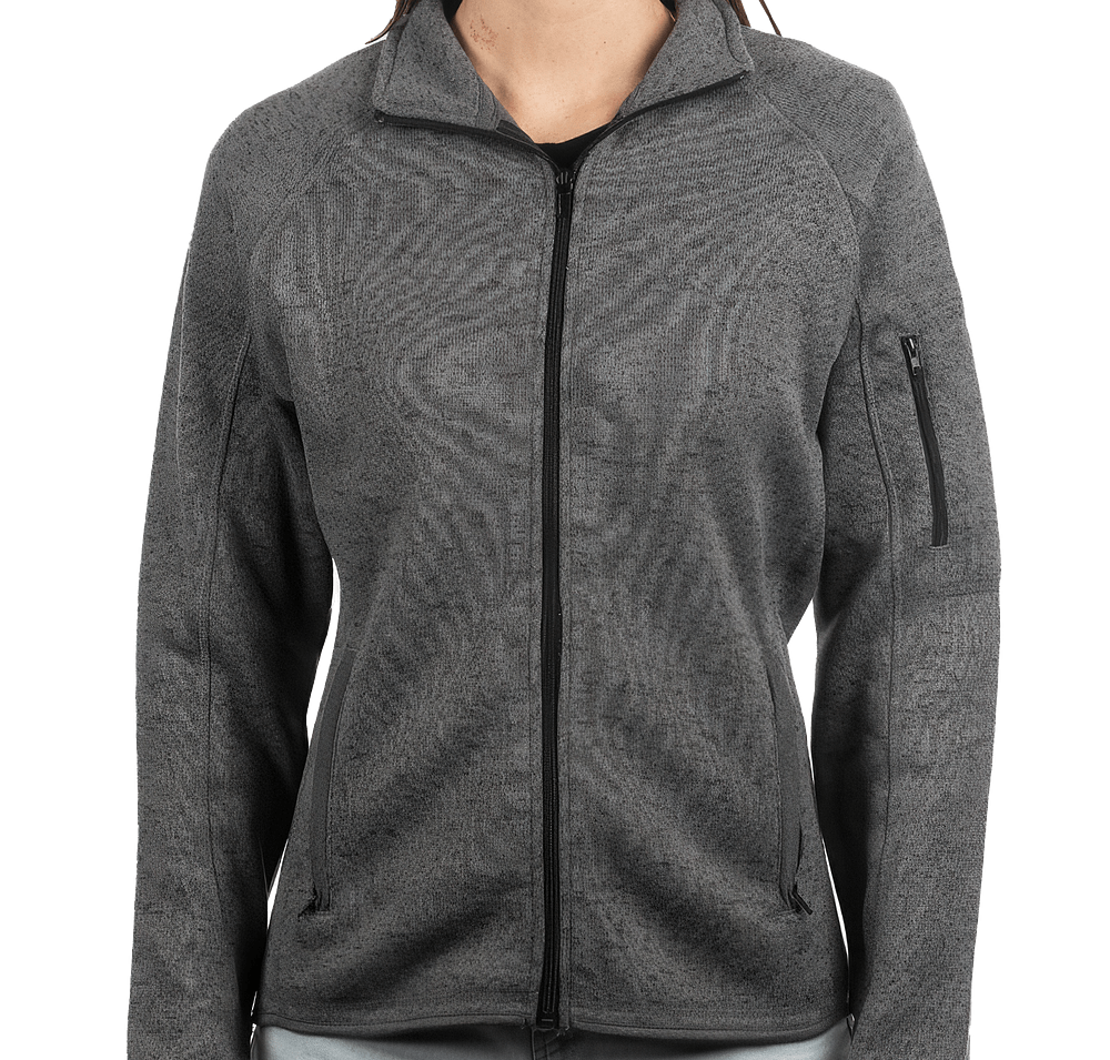 Burnside Women's Sweater Knit Full-Zip Jacket-default