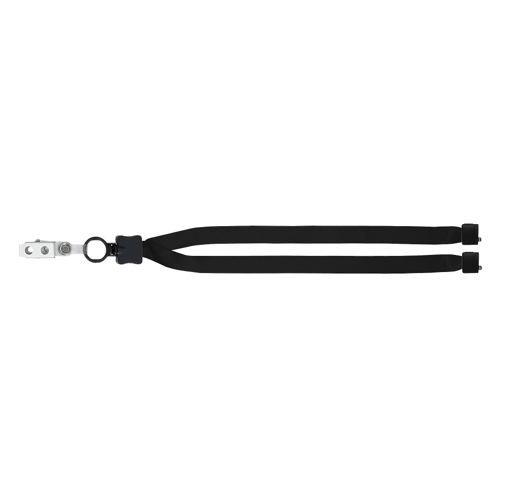 Full Color Lanyard with O-Ring, Metal Bulldog Clip, and Convenience Release-default