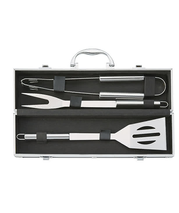 Laser Engraved BBQ Set with Aluminum Case