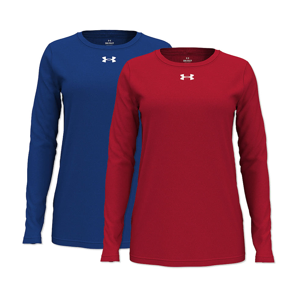 Under Armour Women's Team Tech Recycled Long Sleeve Performance Shirt