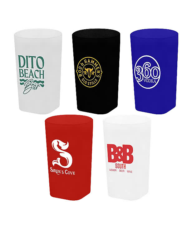 Full Color 2 oz. Plastic Shot Glass