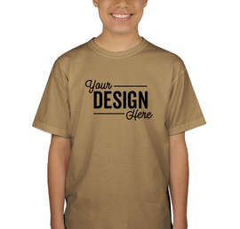 Canada - Gildan Youth 100% Cotton T-shirt - Color: Old Gold