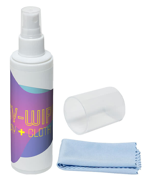 3.4 oz. Easy-Wipe Cleaning Spray with Microfiber Cloth