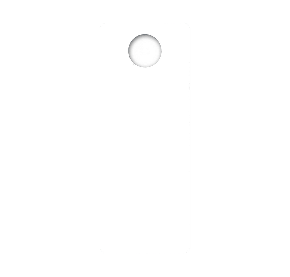 Plastic Door Hanger  - 10 mil-default