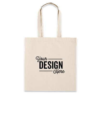 Lightweight 100% Cotton Tote Bag - Natural