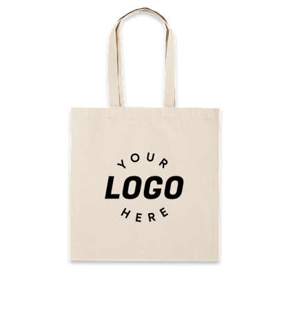Lightweight 100% Cotton Tote Bag - Natural