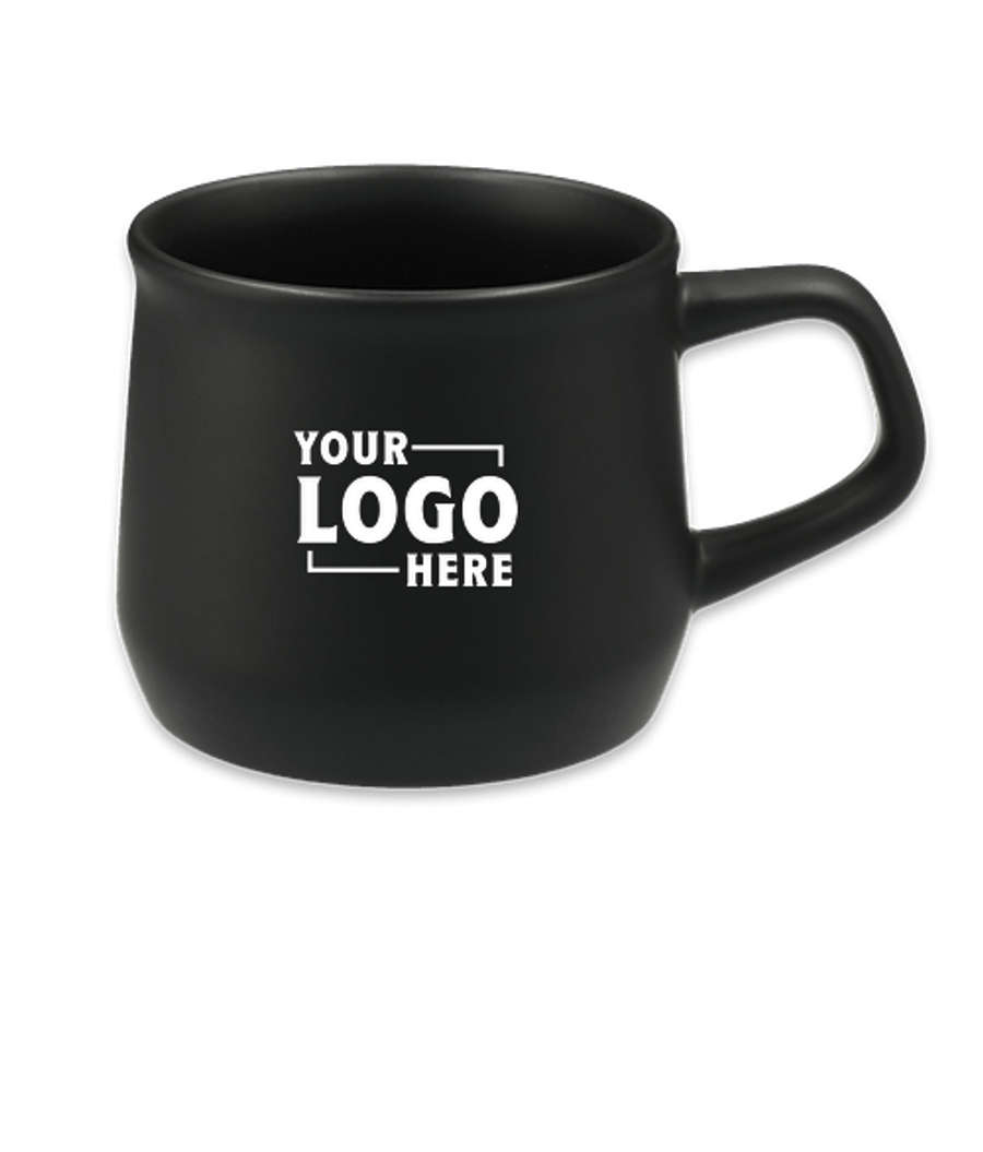 12 oz. Angus Ceramic Mug in Black