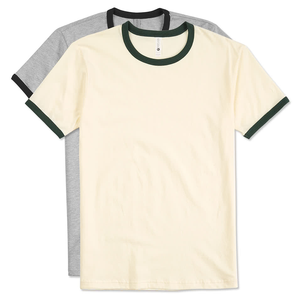 トップス E.T design ringer tee Design Custom Next Level Ringer T-shirts Online at CustomInk