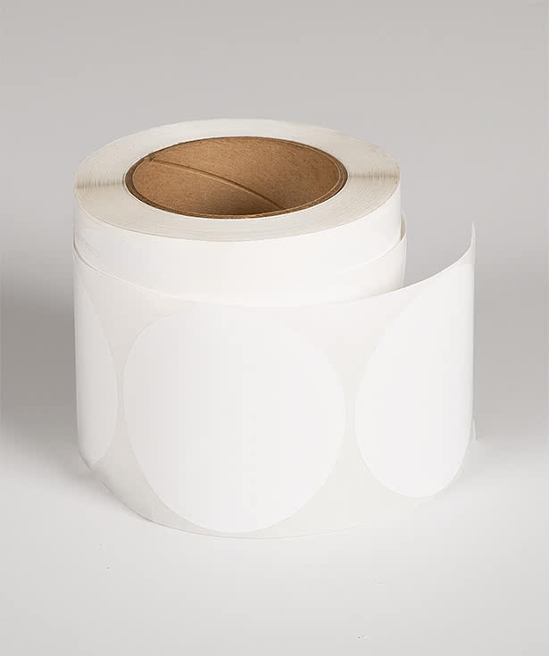 Full Color 3.5" Circle Roll Labels (Roll of 500)