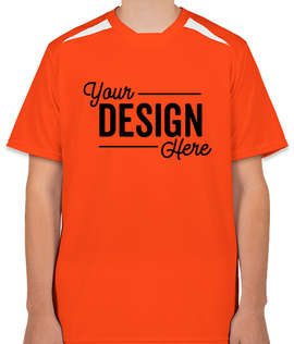 High Five Contrast Performance Jersey - Color: Orange / White