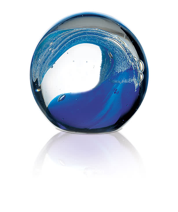 Laser Engraved Wave Award