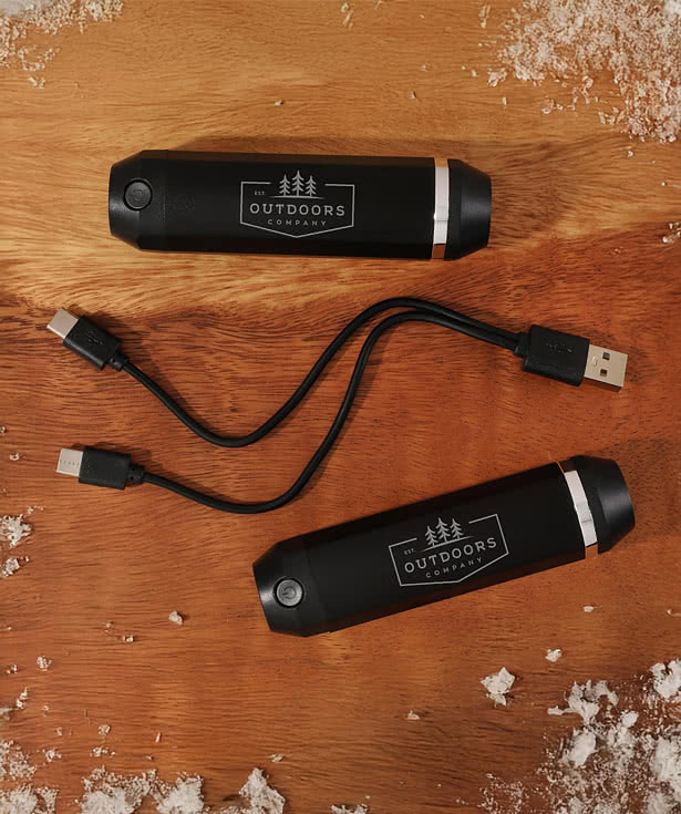 Laser Engraved Toasteez 3-in-1 Light Up Handwarmer Power Bank