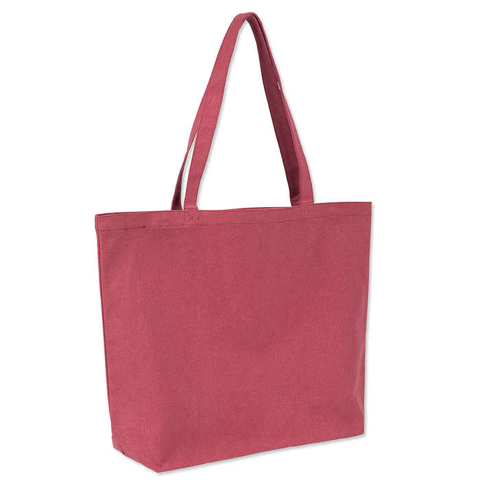 Design Custom Medium Midweight Pigment Dyed Canvas Totes Online at