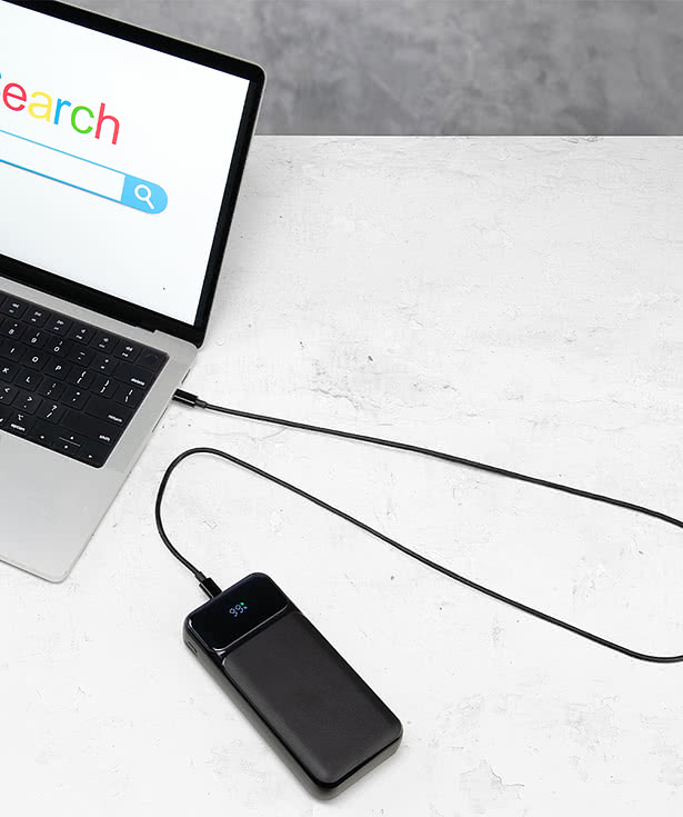 65W Fast Charge 20,000 mAh Laptop Power Bank