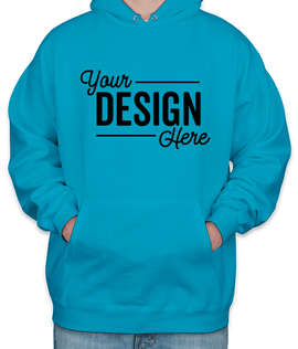 Hanes Ultimate Cotton Heavyweight Pullover Hoodie - Color: Teal