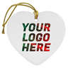 Full Color Heart Ceramic Ornament