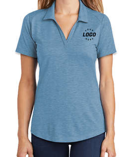 Sport-Tek Women's Tri-Blend Performance Polo - Screen Printed