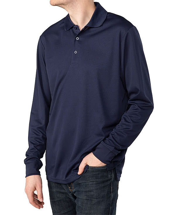 Core 365 Tall Long Sleeve Performance Pique Polo - Printed
