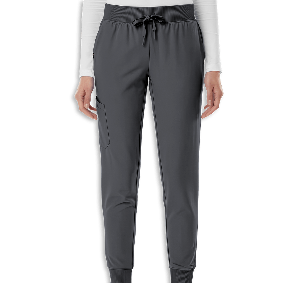 Jaanuu Women's Silex Knit-Waist Jogger Scrub Pant - Embroidered-default