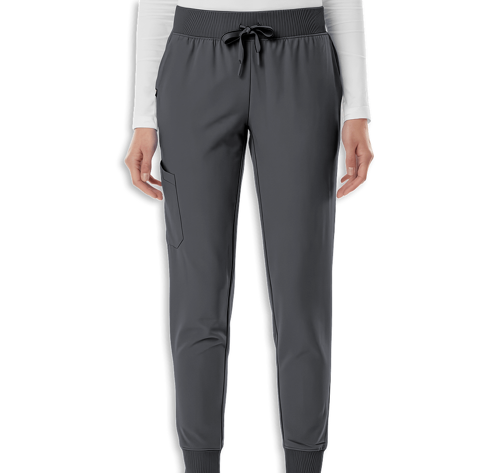 Jaanuu Women's Silex Knit-Waist Jogger Scrub Pant - Printed-default