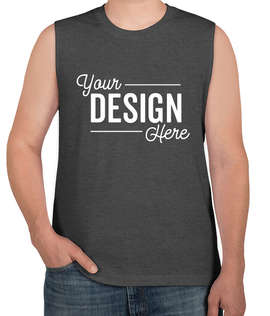 Bella + Canvas Muscle Tank - Color: Dark Grey Heather