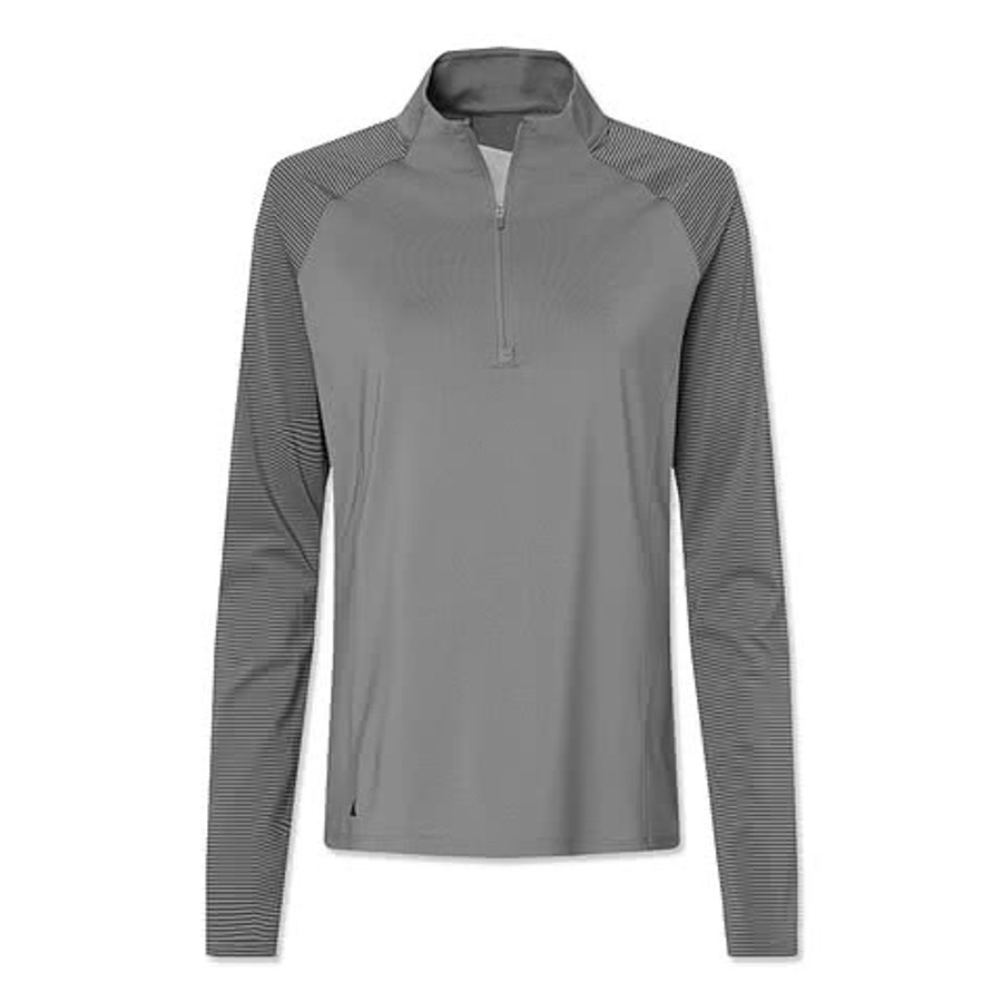 Adidas Women's Ultimate365 Lightweight Raglan Quarter Zip Performance Shirt