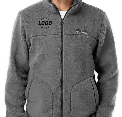Custom Columbia Rugged Ridge II Sherpa Fleece Jacket - Design Fleece Jackets  & Pullovers Online at