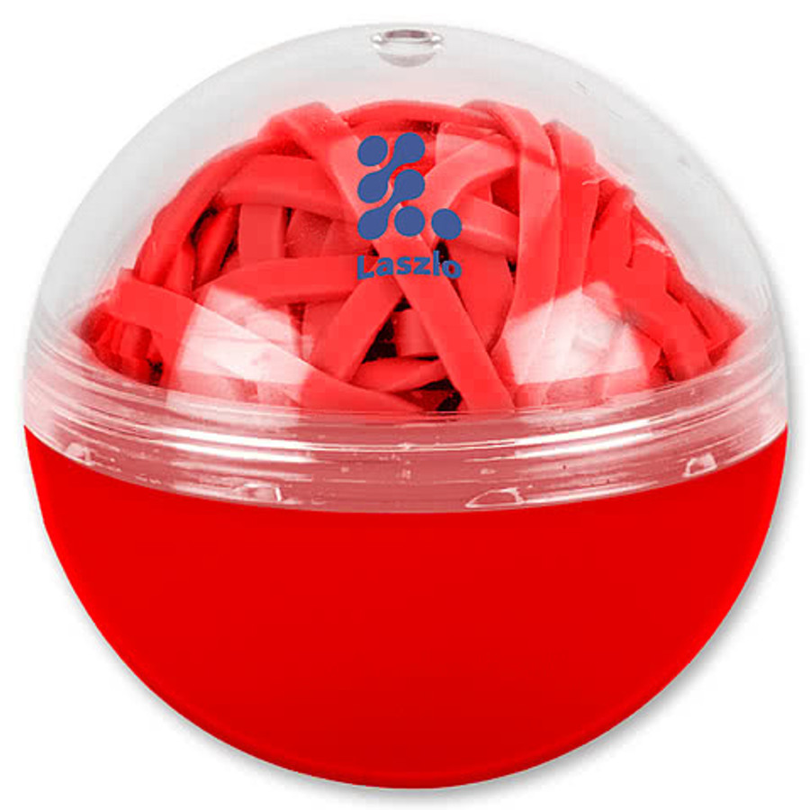 Rubber Band Ball in White