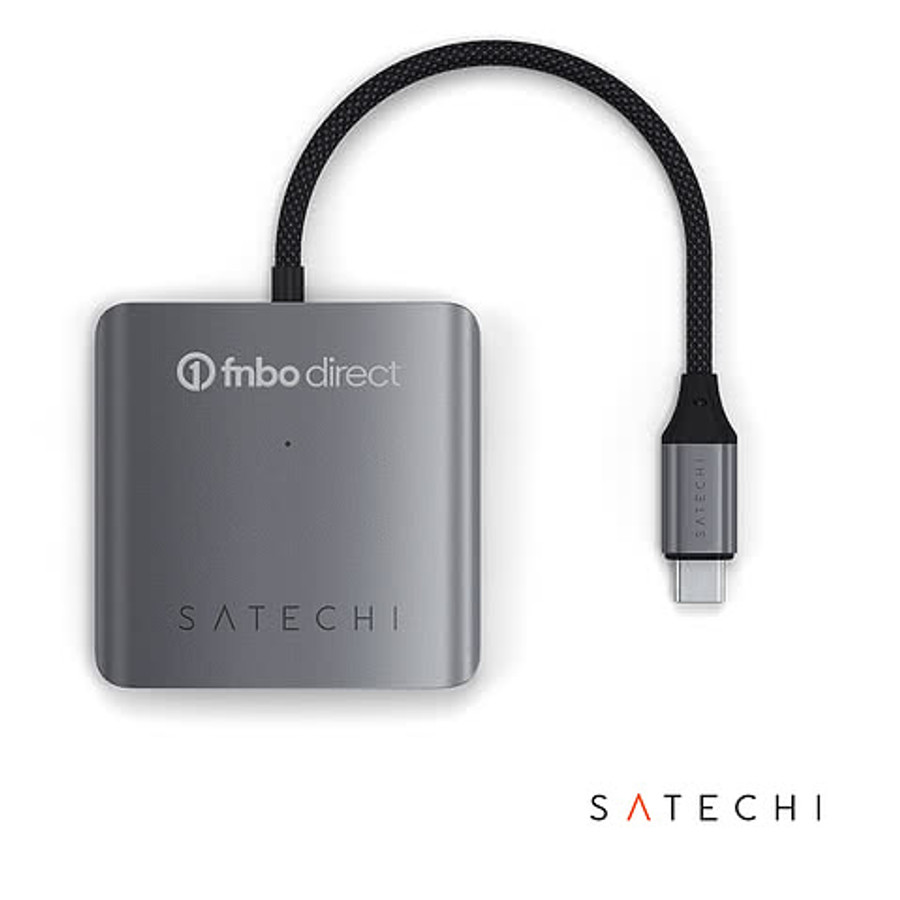 Satechi 4-Port USB-C Hub w/PD in Space Grey