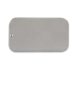Full Color Lip Moisturizer Slider Tin - Color: Silver