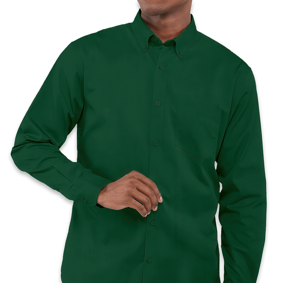 Elevate Wilshire Twill Long Sleeve Dress Shirt-default