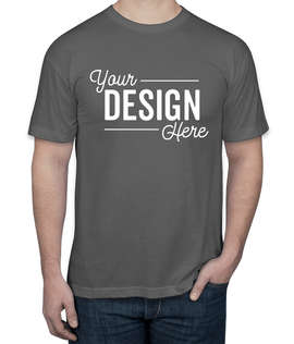 American Apparel USA-Made 50/50 T-shirt - Color: Asphalt