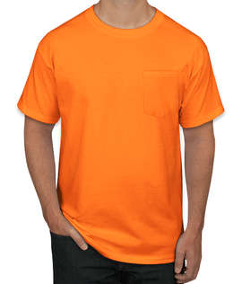 Hanes X-Temp Workwear Crewneck Pocket T-shirt