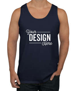 Canada - Gildan Ultra Cotton Tank - Color: Navy