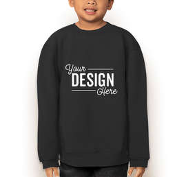 Russell Athletic Youth Dri Power® Crewneck Sweatshirt - Color: Black