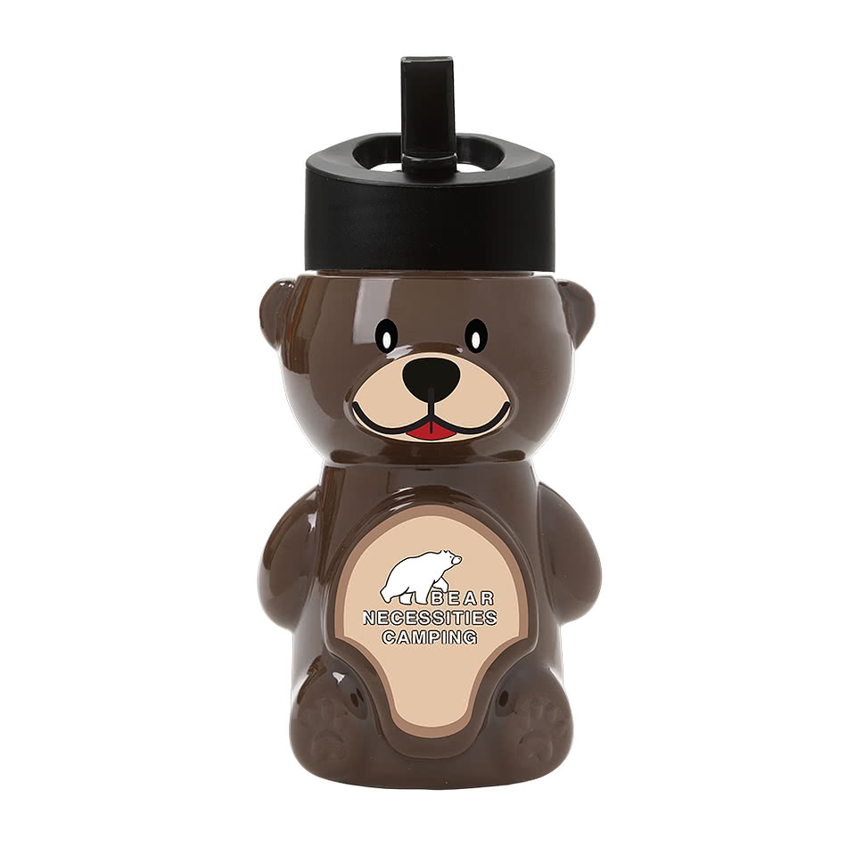 20 oz. Cubbie Bear Water Bottle with Flip-Straw Lid
