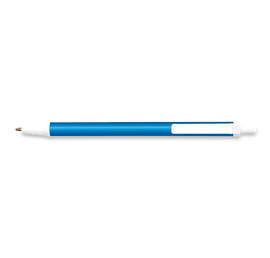 BIC Antimicrobial Clic Stic Pen (black ink) - Color: Blue / White