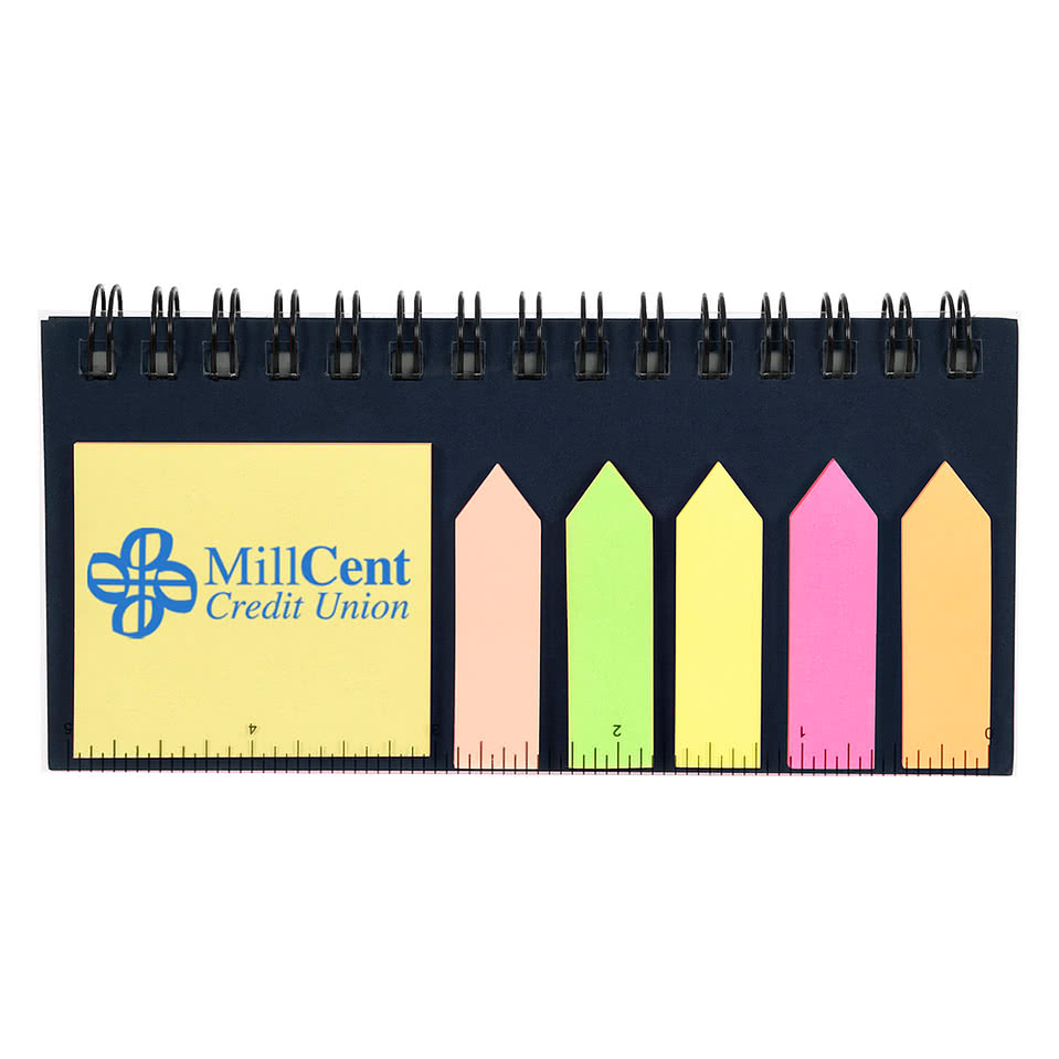 Multi-Use Mini Notebook and Sticky Notes Desk Set