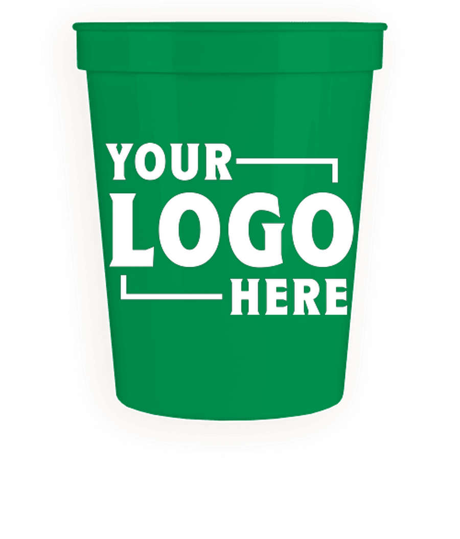 16 oz. Plastic Stadium Cup in Green