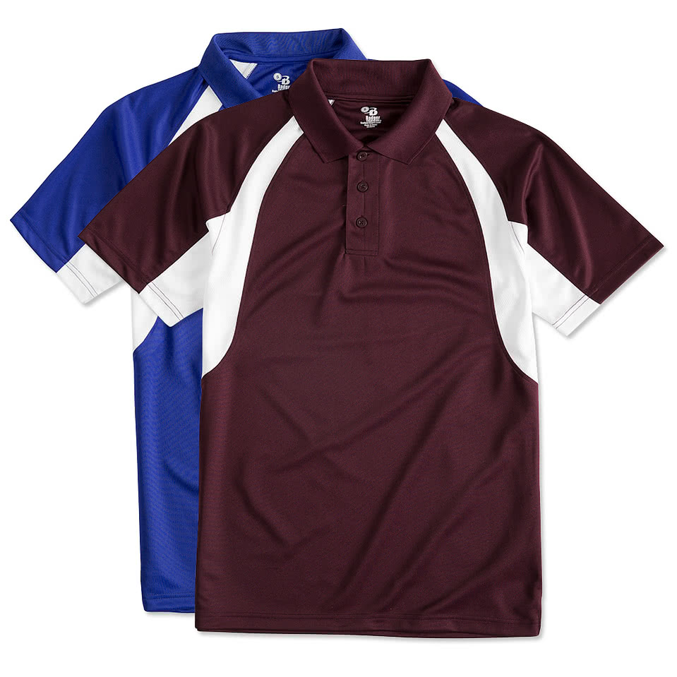Badger B-Dry Contrast Performance Polo